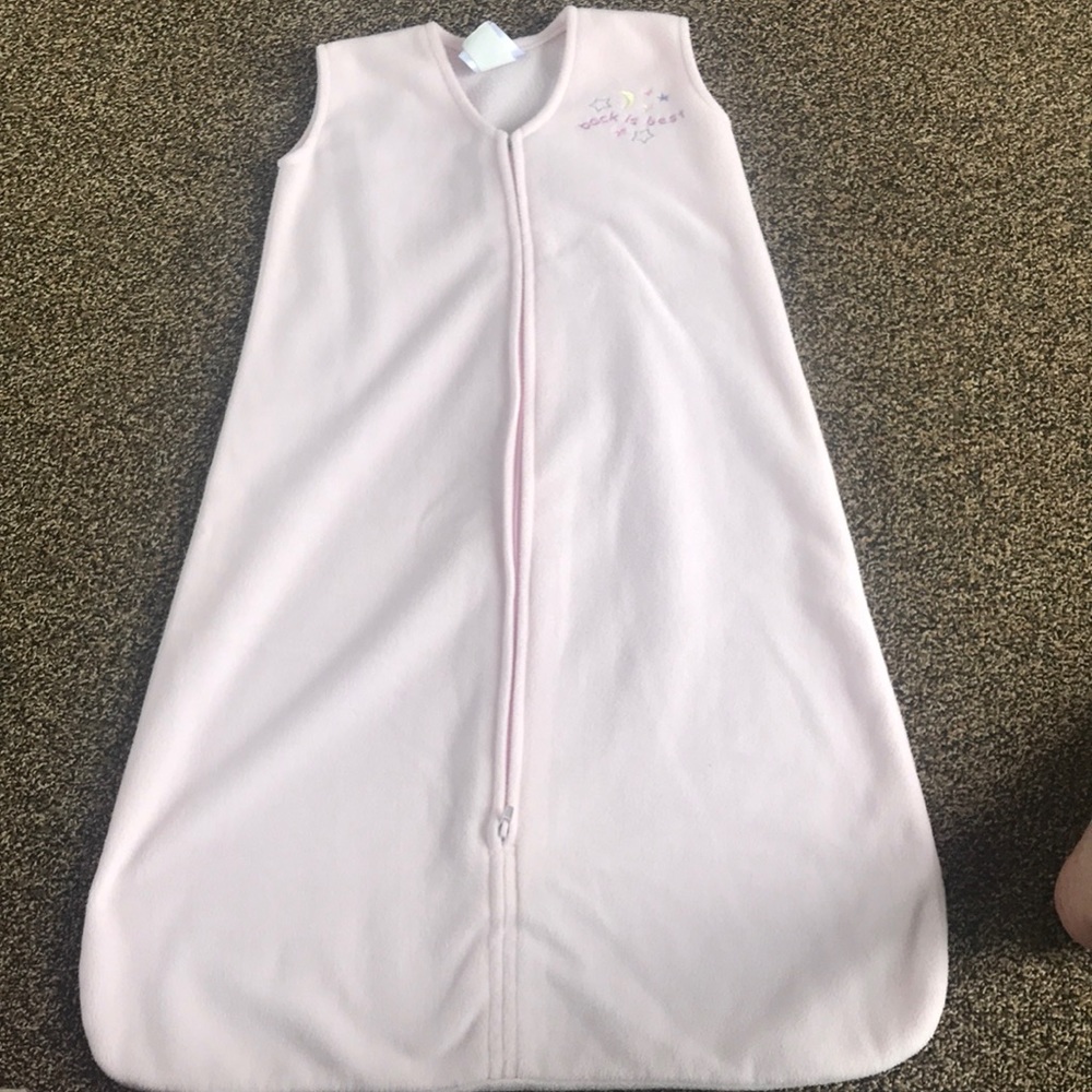 Halo SleepSack; Medium; light pink fleece